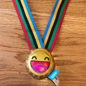 Bark Box Gold Medal Dog Toy Emoji